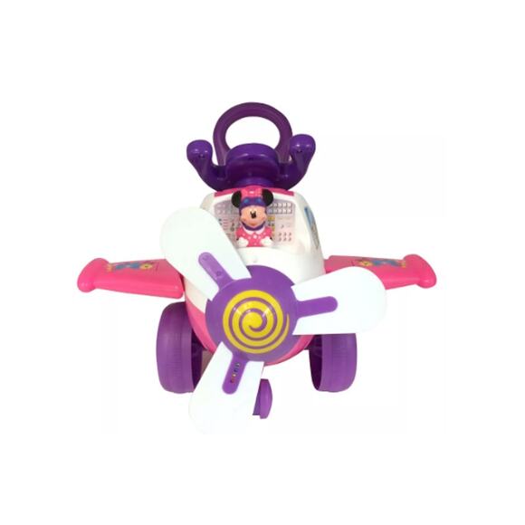 Kiddieland Disney Minnie Activity Plane Ride-On scooter - Picture 1 of 5